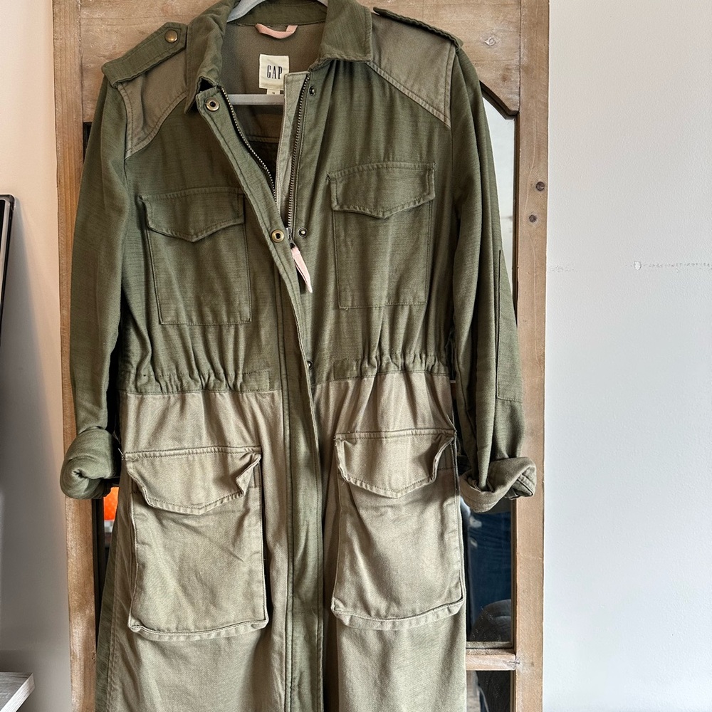GAP Women's Two-Tone Utility Jacket